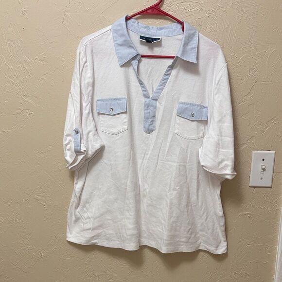 848. Karen Scott blouse size 3X - Picture 1 of 3